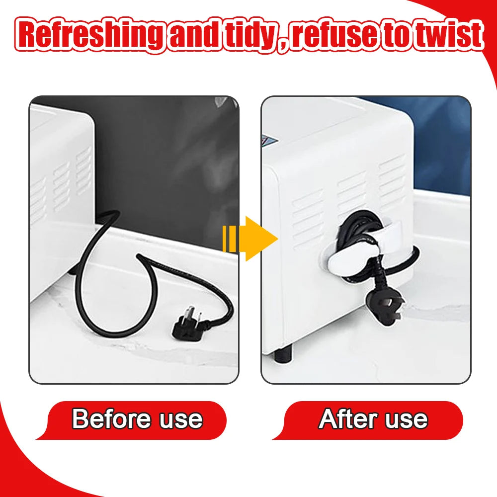 Cord Winder Organizer for Household Kitchen Appliances Cord Wrapper Cable Management Clips Holder for Air Fryer Coffee Machine