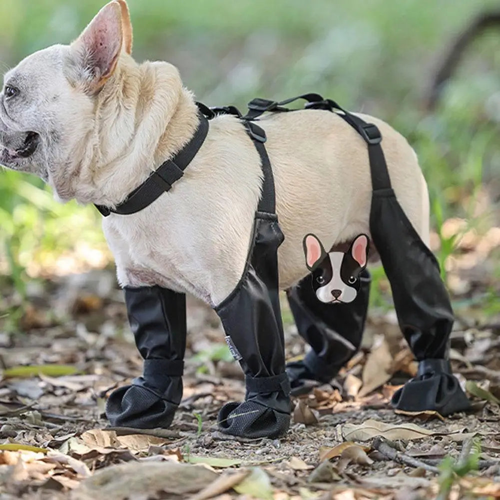 Dog Shoes Waterproof Adjustable Dog Boots