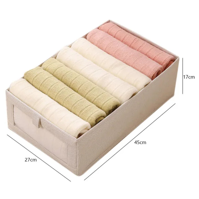 Visible Wardrobe Storage Organizers Cabinet Drawer Clothes Storage Box for T-Shirts Jeans Underwear Pants Organizer Box